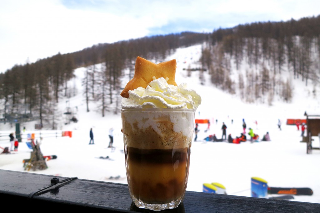 Apres ski Bombardino drink