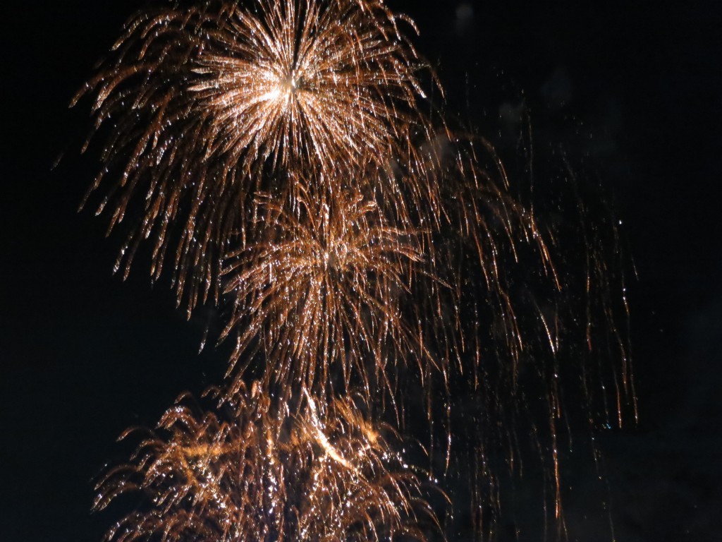 fireworks in Sestriere