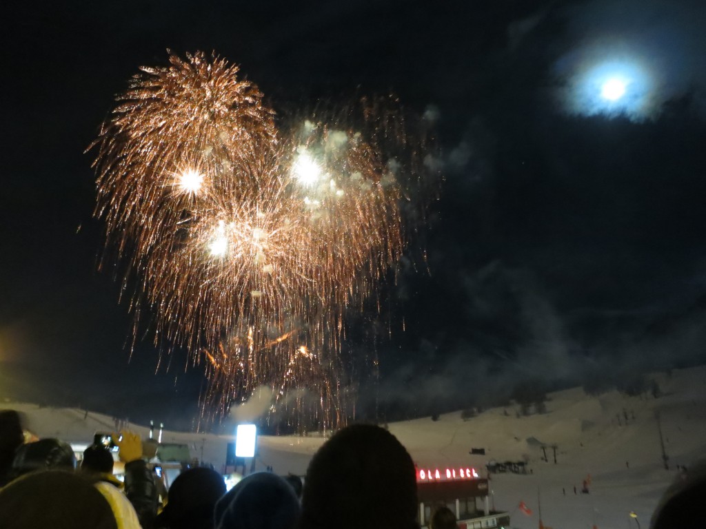 fireworks in Sestriere