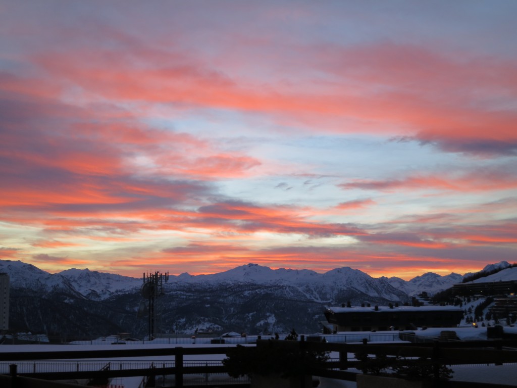 Sunset from Sestriere