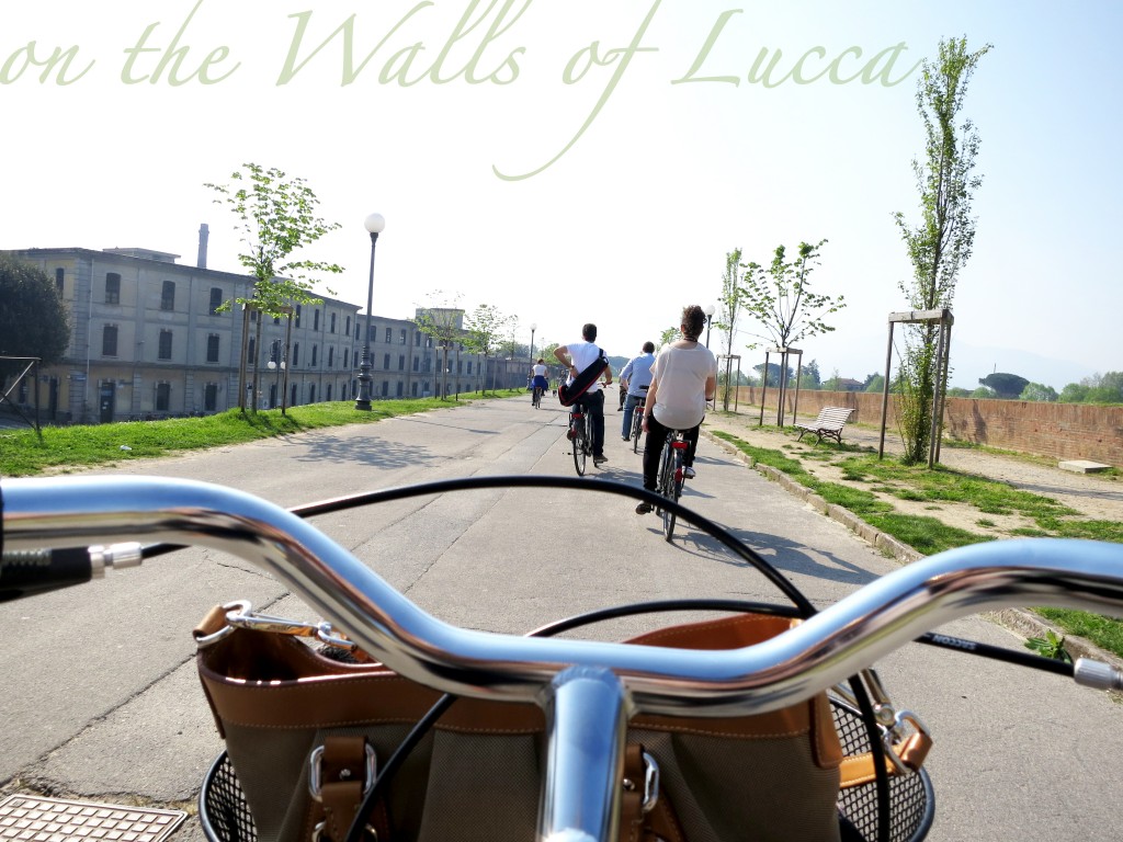 Biking the walls of Lucca