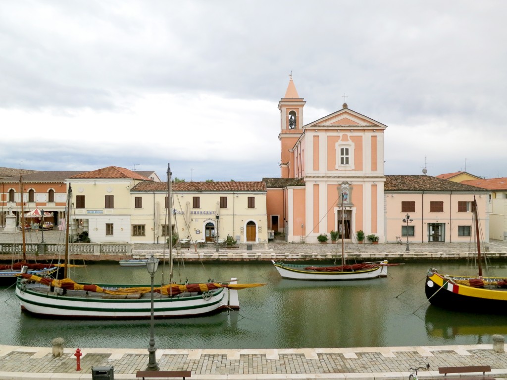 Cesenatico in the rain