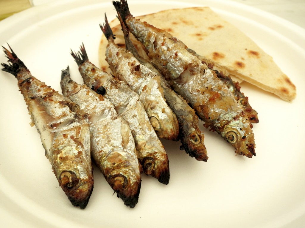 Mmmm Sardines in Cesenatico!