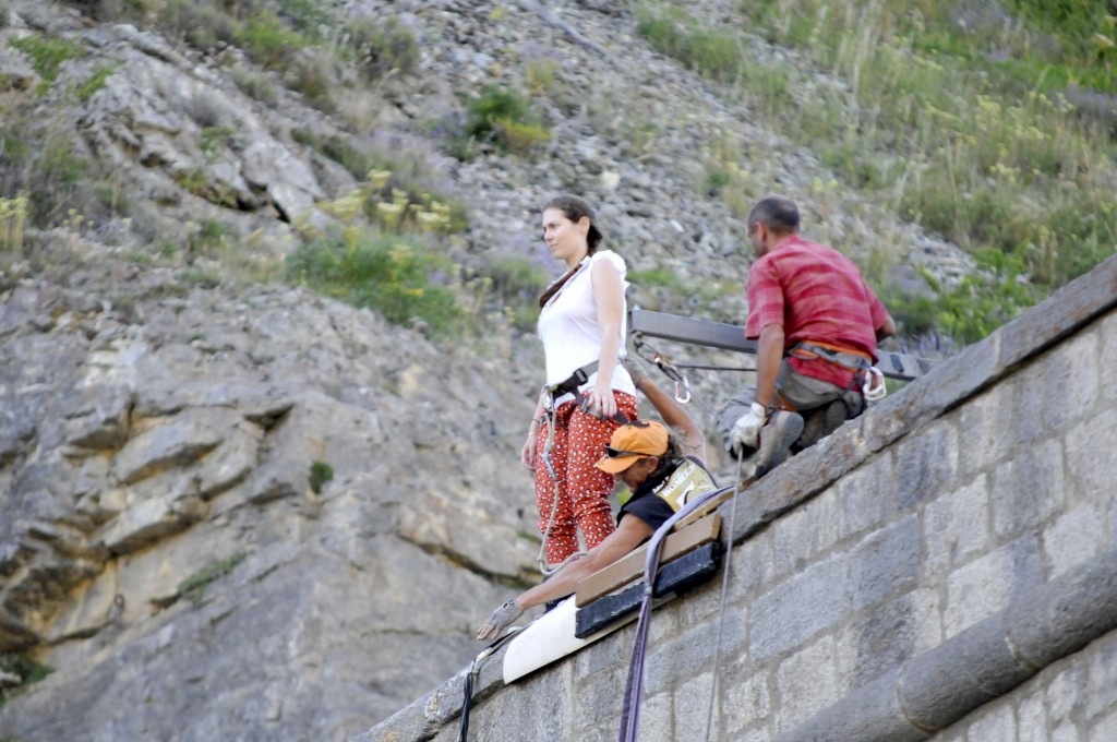 Bungee jumping in Briançon