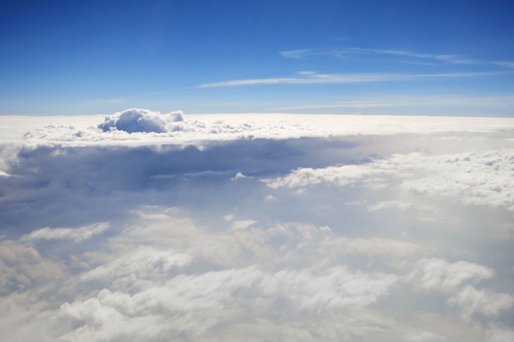 Fluffy clouds