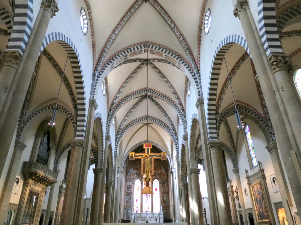 Tour Florence—Santa Maria Novella Crucifix by Giotto