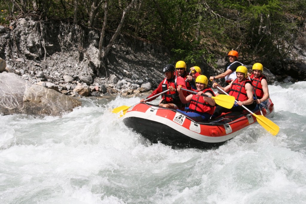 White water rafting in Briançon, France