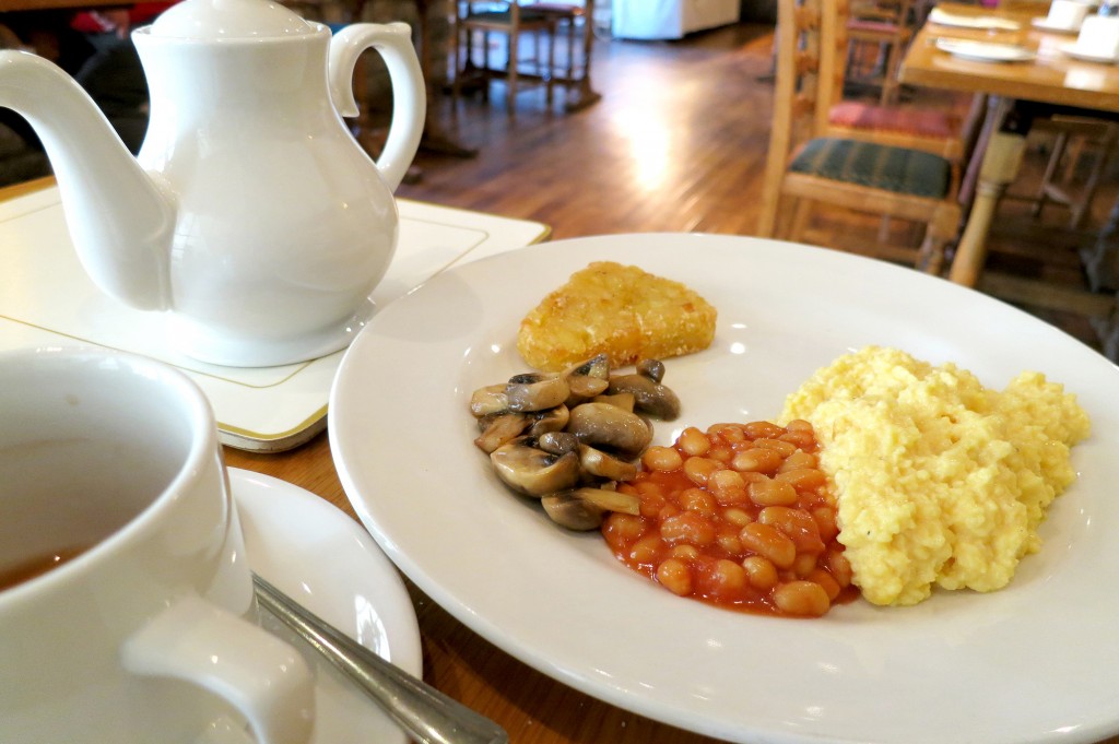 English breakfast in Cirencester