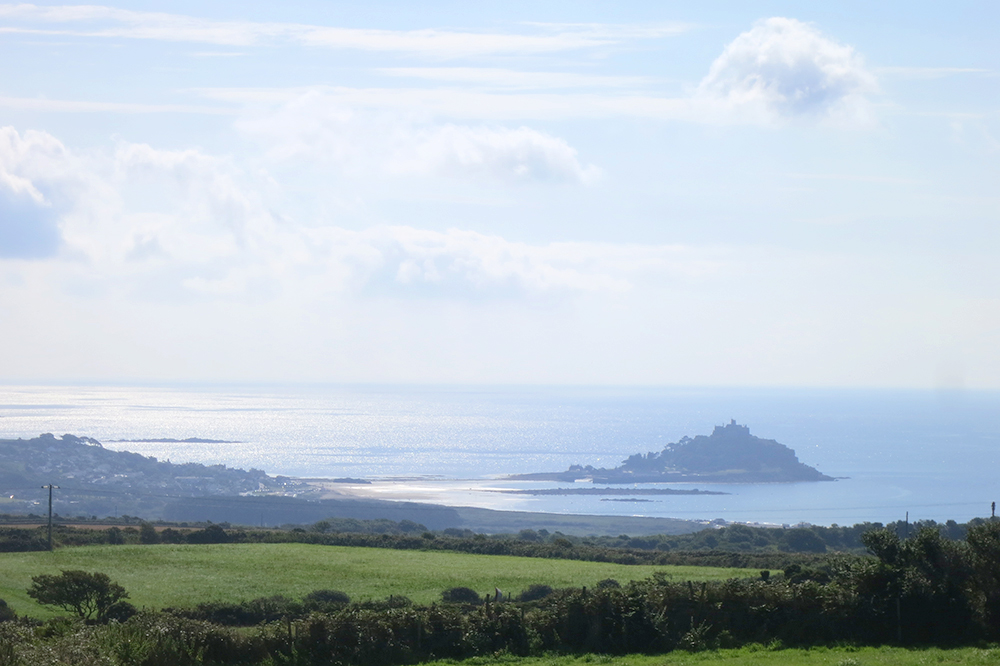 Driving to St. Michael's Mount