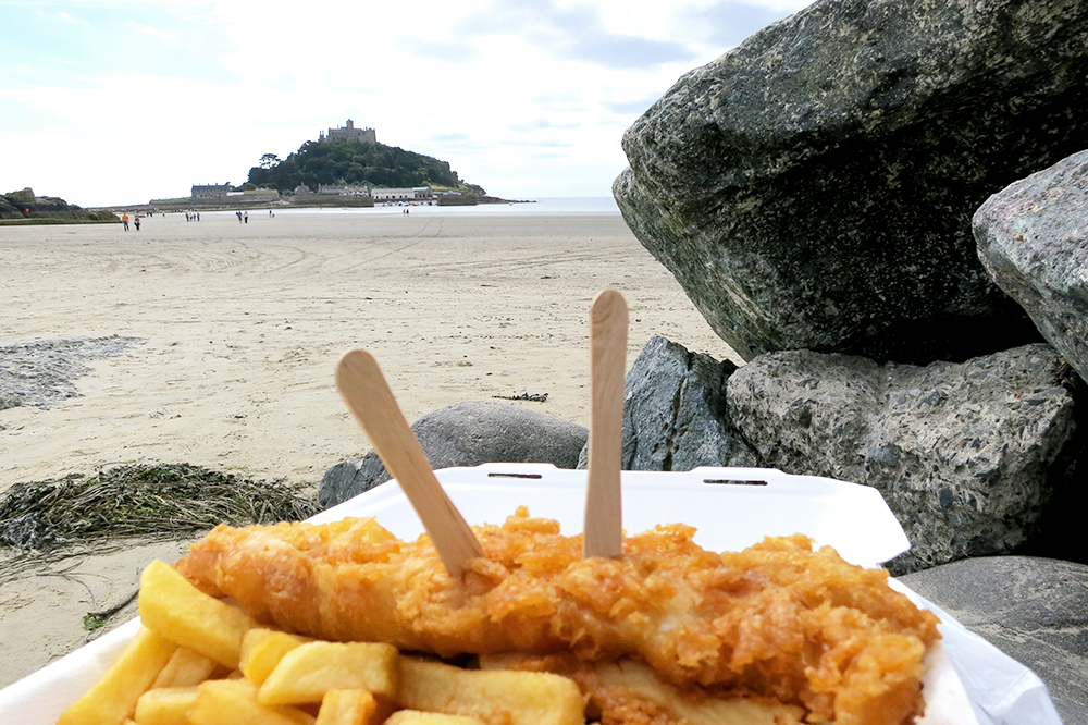 Fish and Chips in Penzance