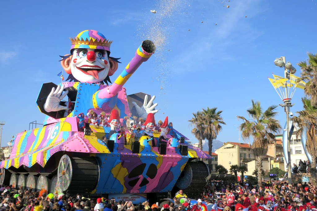 Carnival float in Viareggio