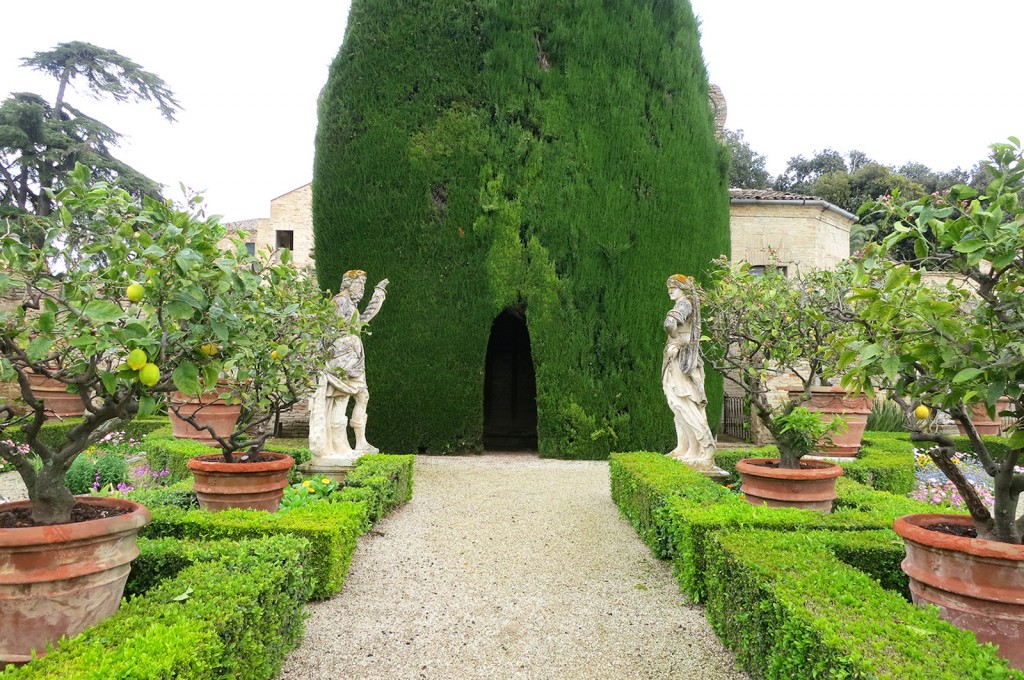 Villa Buonaccorsi Gardens in Italy