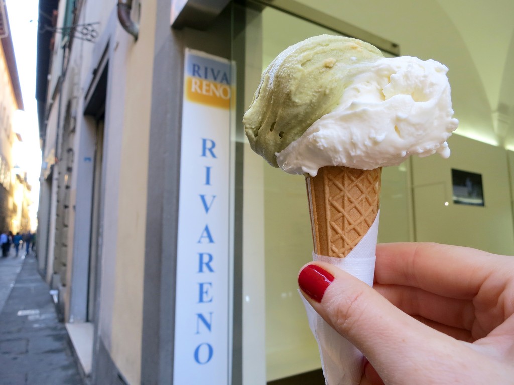 Rivareno Best Gelato in Florence, Italy