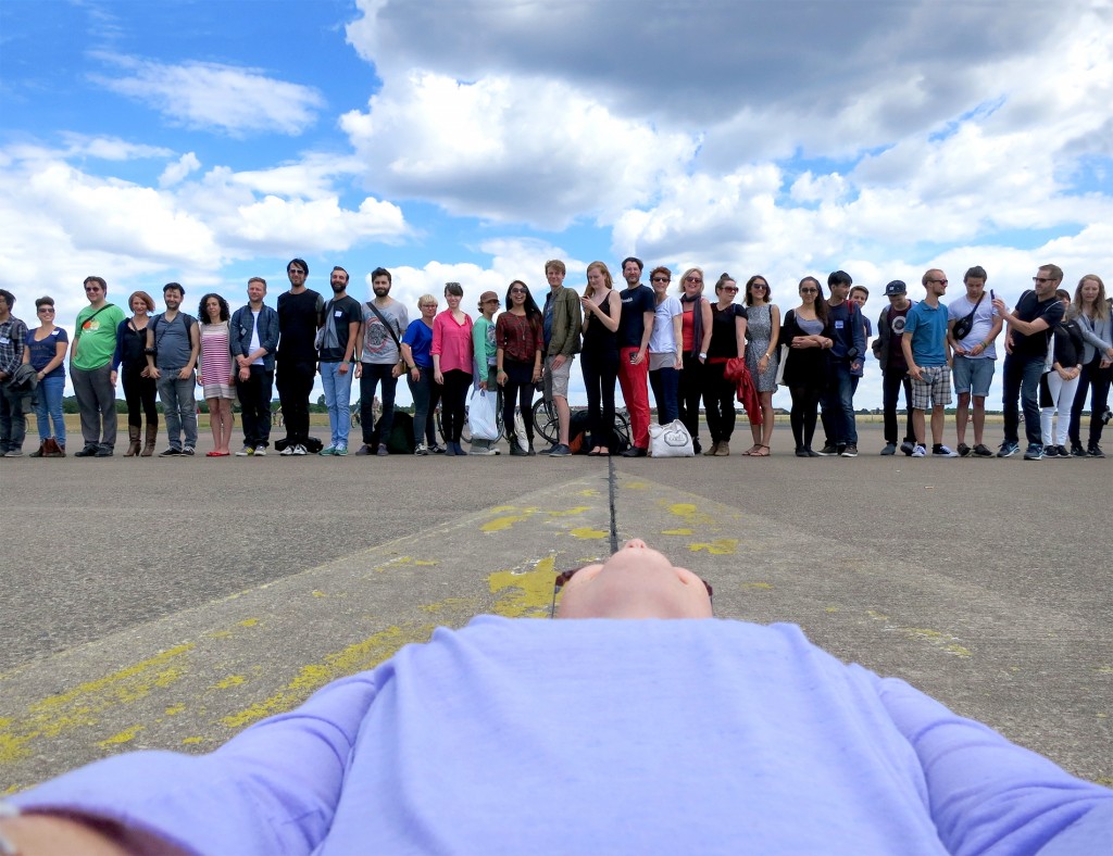 Group shot at Templeholfer Feld 