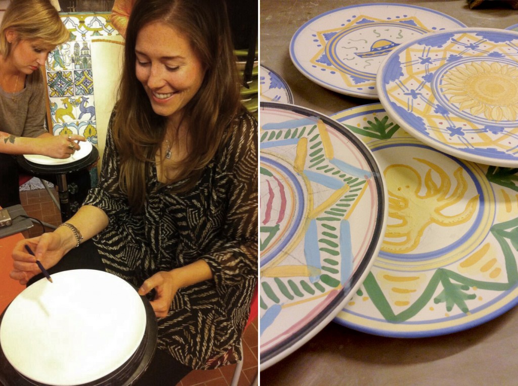 Painting Pottery in Florence