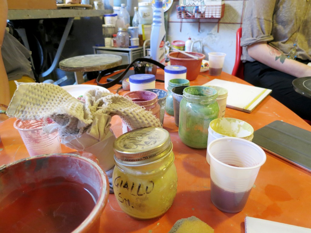 Pottery Painting in Tuscany