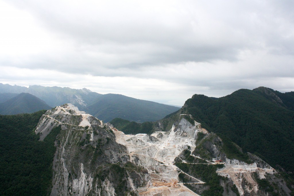 Apuan Alps in Carrara Tuscany