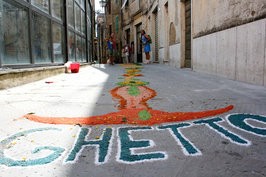 Jewish Ghetti Infiorata Pitigliano