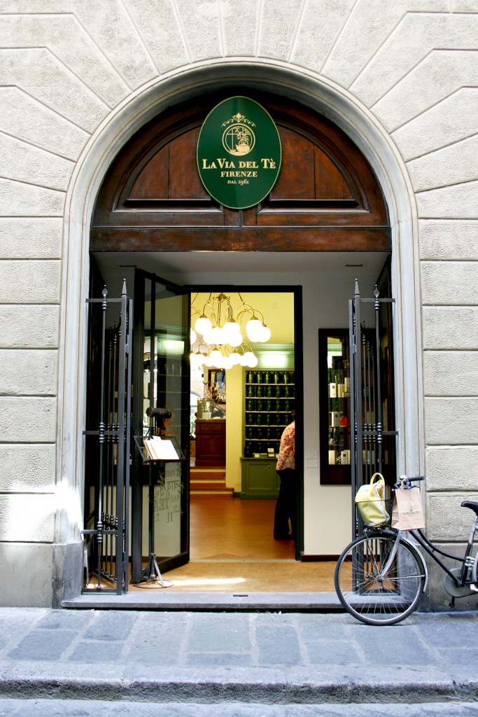 La Via Del Tè tea shop in Florence