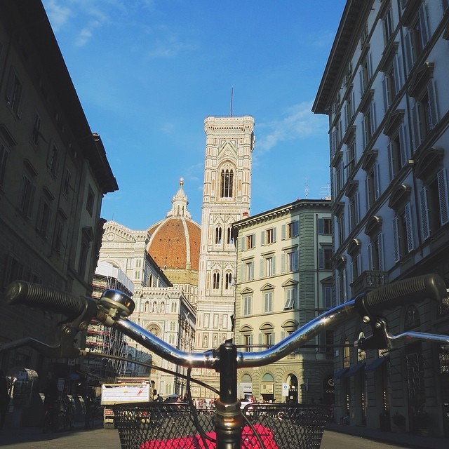 Riding a Bike in Florence