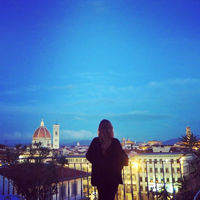 Self portrait in Florence