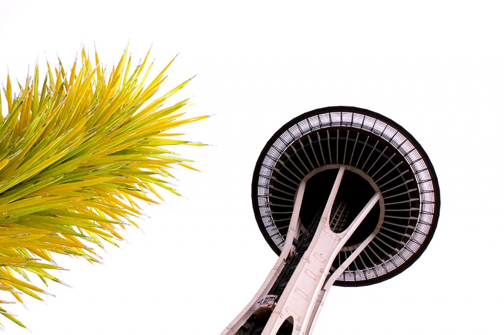 Chihuly exhibit under the Space Needle 2