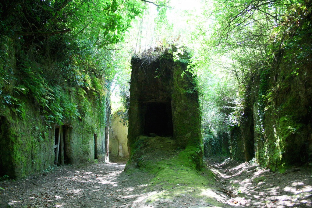 Etruscan site in Pitigliano