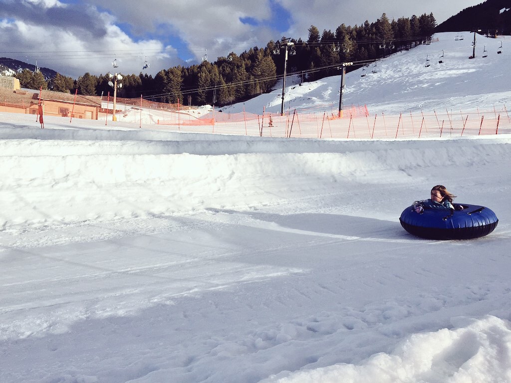 Tubing in Jackson Hole with family